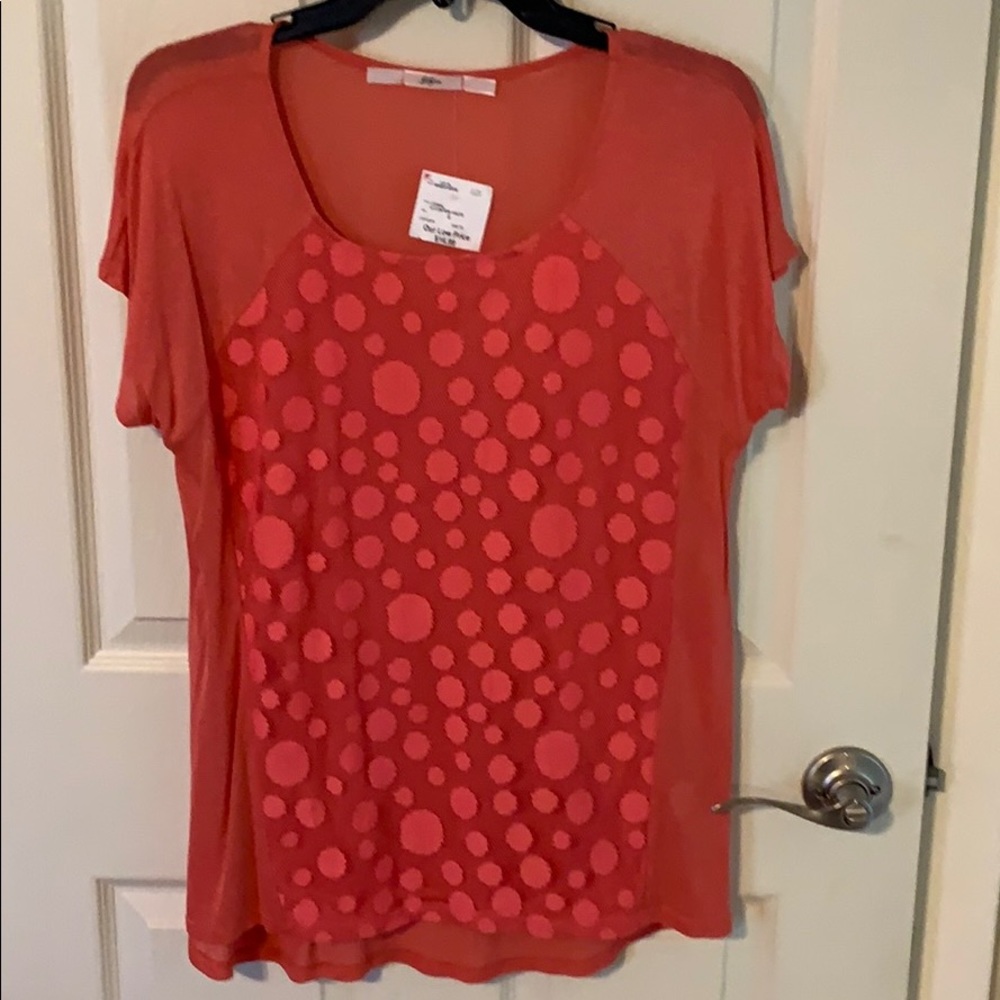 Coral shirt